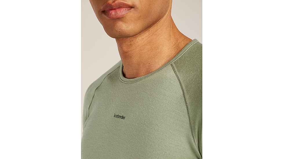 Icebreaker Merino 260 ZoneKnit Long Sleeve Crew Thermal Top - Mens, Loden/Lichen/CB, Extra Large, IB0A57CI0JFXL