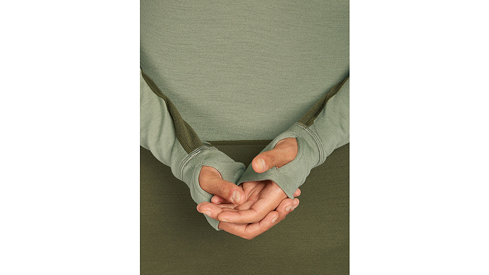 Icebreaker Merino 260 ZoneKnit Long Sleeve Half Zip Thermal Top - Mens, Loden/Lichen/CB, Large, IB0A57CJ0JFL