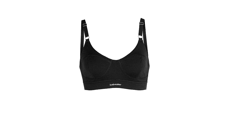 Icebreaker Queens Clasp Bra - Womens, Black, Extra Large, IB0A59HR001XL