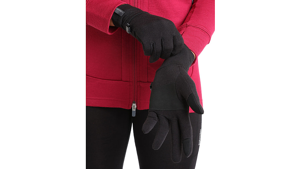 Icebreaker Sierra Gloves, Black, Small, IB104829001S