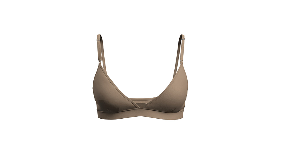 Icebreaker Merino 150 Siren Bra w/ Inserts - Women's, Praline, Extra Small, IB104708347XS