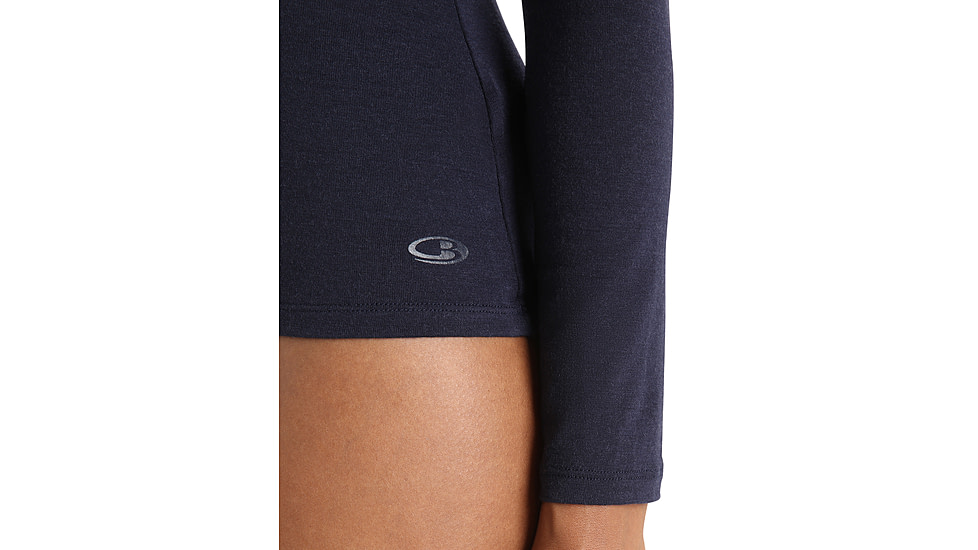 Icebreaker Women Merino 150 Siren LS Sweetheart, Midnight Navy, S, IB103194401S