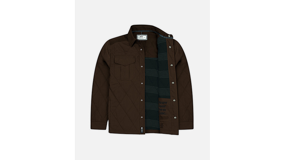 Jetty The Dogwood Quilted Jacket - Mens, Tobacco, Large, 28076