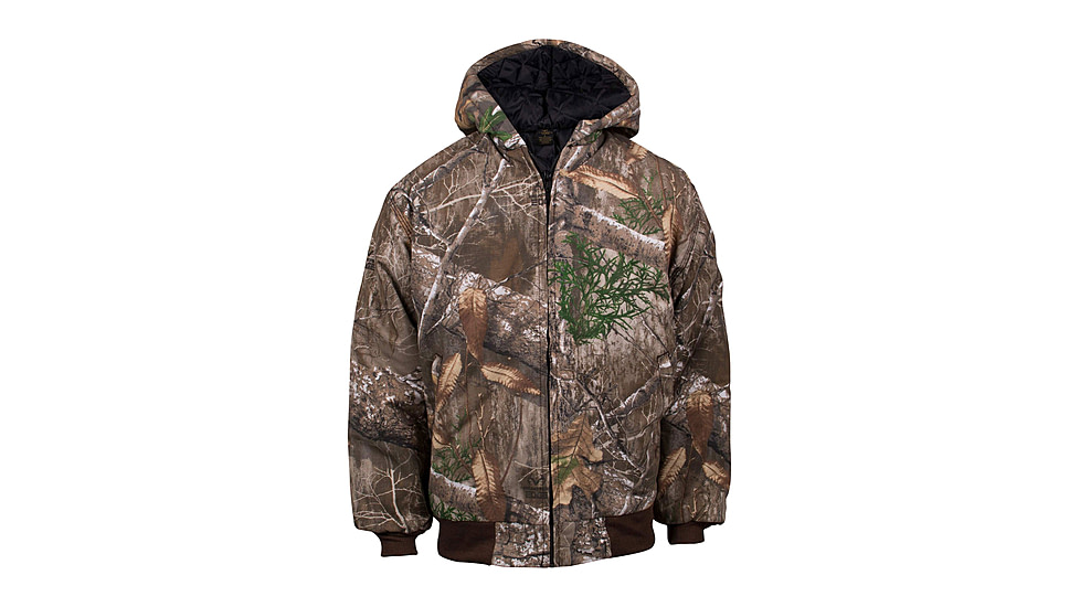 Kings Camo Kids Insulated Hooded Jacket, Realtree Edge, Large, KCK220-RE-L