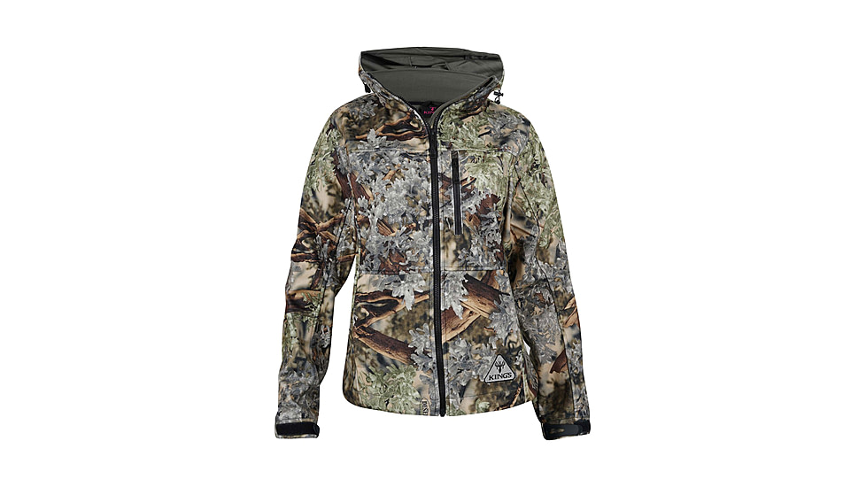 Kings Camo Wind-Defender Fleece Jacket, Ladies, Desert Shadow, Small, KCL2150-DS-S