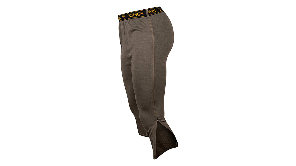 Kings Camo XKG Foundation 260 Zip Off Merino Bottom Baselayer - Mens, Olive, Extra Large, XKG4104-OLV-XL