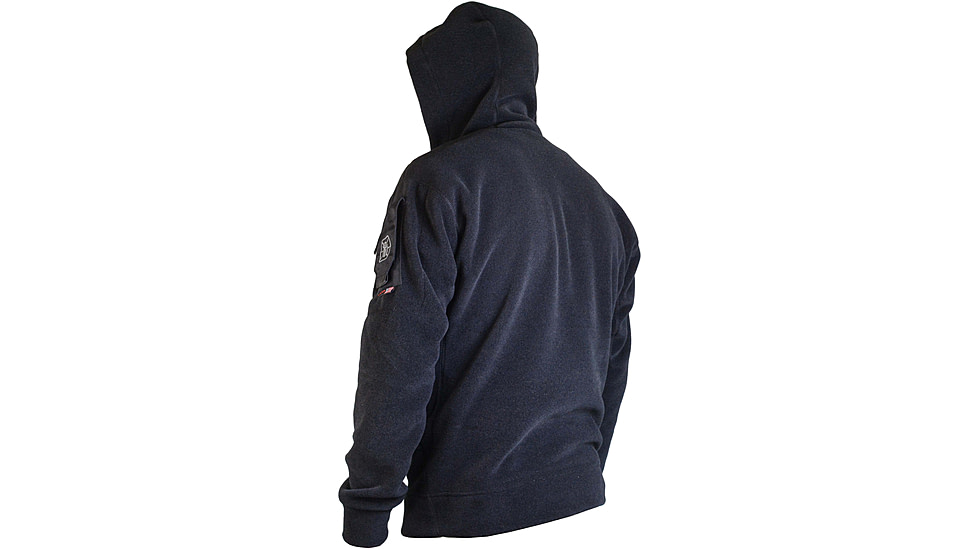 KITANICA American Fleece Hoodie - Men's, Medium, Long, Black, 401-BLK-MED-LNG