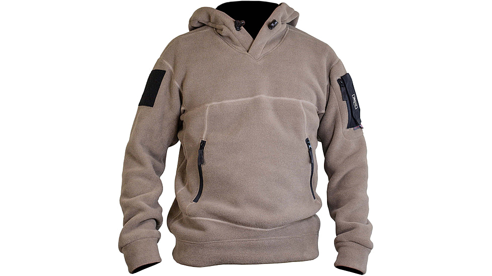 KITANICA American Fleece Hoodie - Men's, 3XL, Long, Flat Dark Earth, 401-FDE-3XL-LNG