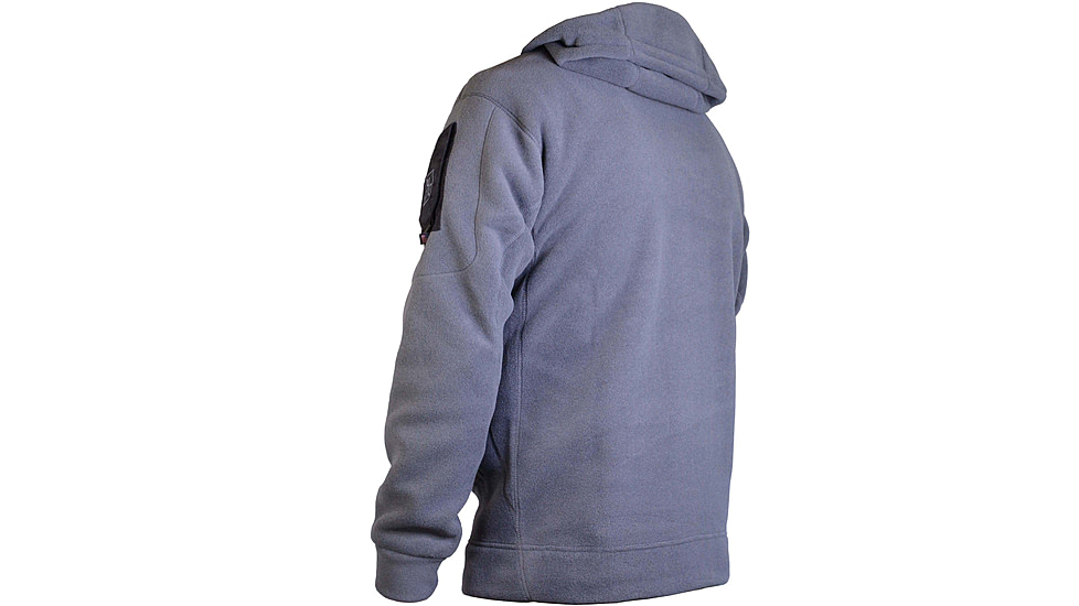 KITANICA American Fleece Hoodie - Men's, Extra Large, Long, Wolf Grey, 401-WLG-XLG-LNG