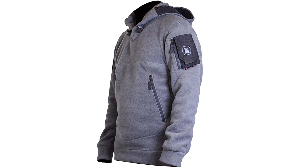 KITANICA American Fleece Hoodie - Men's, Extra Large, Long, Wolf Grey, 401-WLG-XLG-LNG