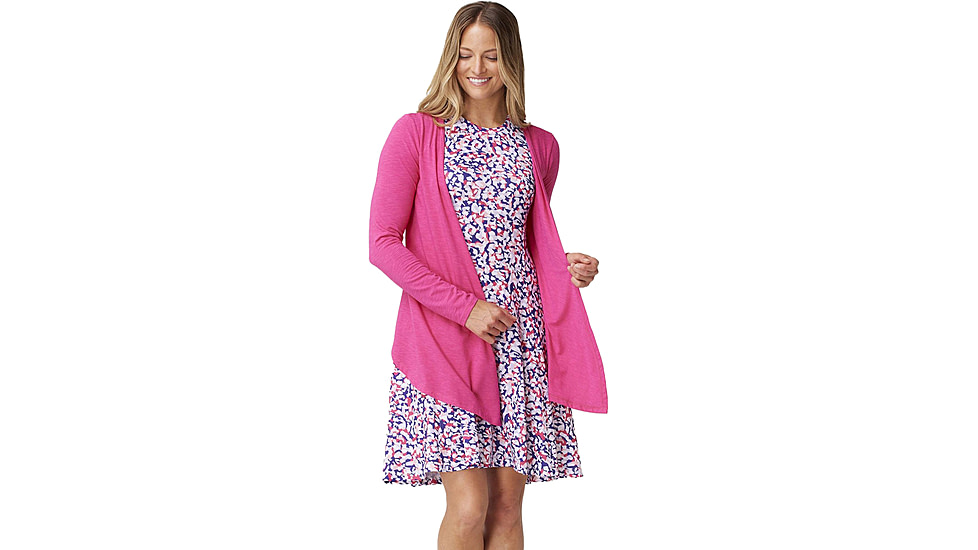 Krimson Klover Breezy Cardigan - Womens, Flamingo, Large, S24406-640-L