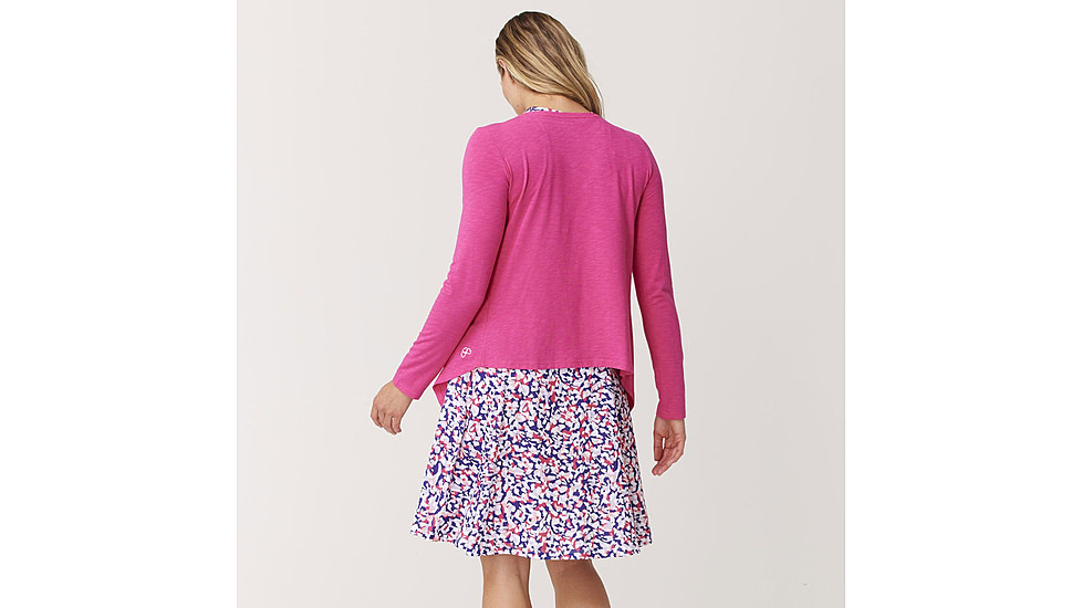 Krimson Klover Breezy Cardigan - Womens, Flamingo, Medium, S24406-640-M