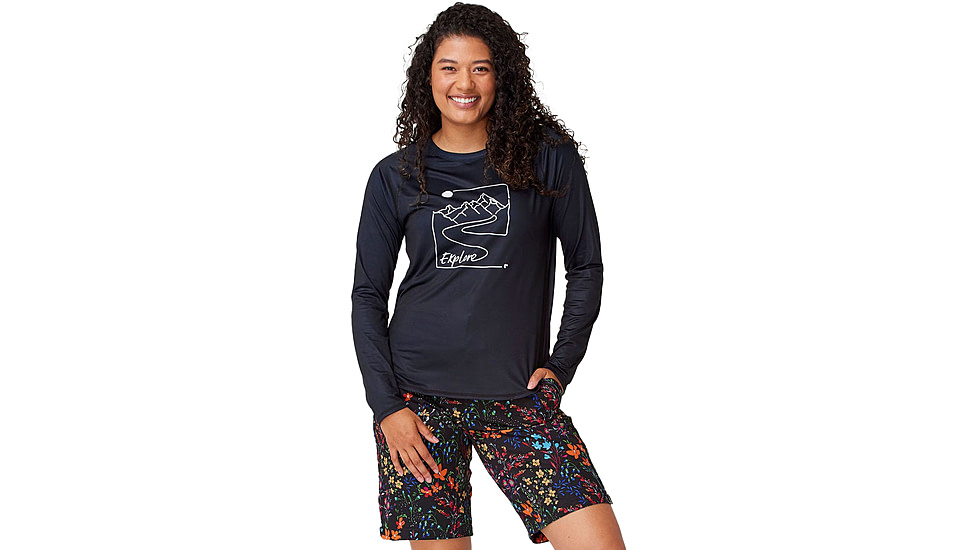 Krimson Klover Sara Long Sleeve Sunshirt - Womens, Explore, Extra Small, S24602-933-XS