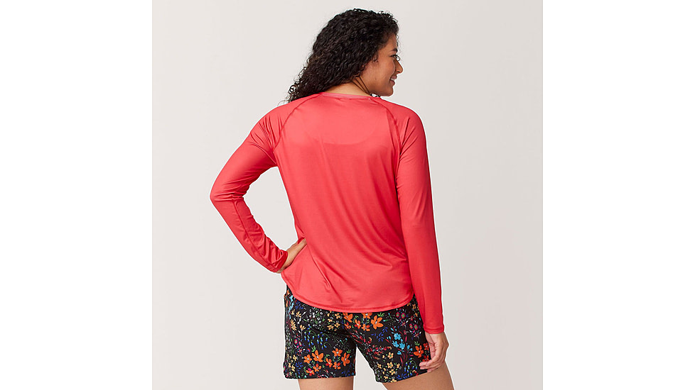 Krimson Klover Sara Long Sleeve Sunshirt - Womens, Sunwave Cayenne, Extra Small, S24602-948-XS