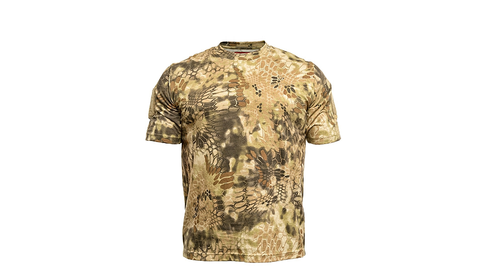 Kryptek Stalker Mens Short Sleeve Shirt, Highlander, M, NSN N, 18STASSH4