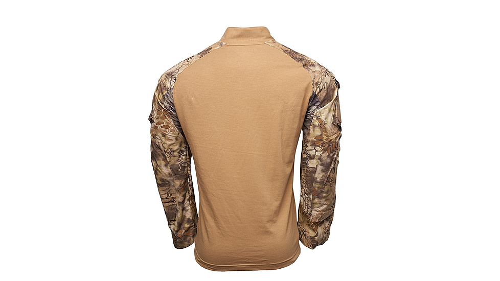 Kryptek Tactical Long Sleeve Rugby - Mens, Coyote/Highlander, Medium, 19TACRLSCTH4
