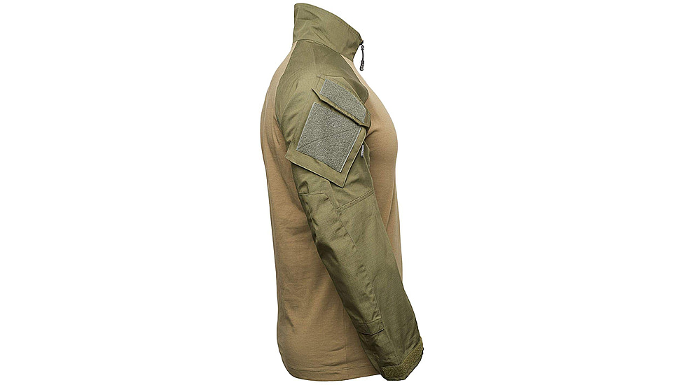Kryptek Tactical Long Sleeve Zip - Mens, Ranger Green, Extra Large, 19TACZLSRG6