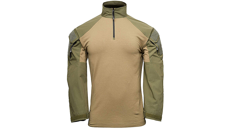 Kryptek Tactical Long Sleeve Zip - Mens, Ranger Green, Extra Large, 19TACZLSRG6