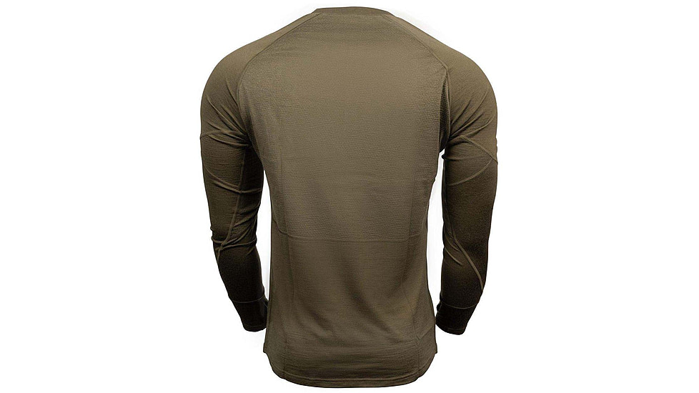 Kryptek Theos Merino Long Sleeve Shirt - Mens, Olive, L/Reg, 21MWHLSO5