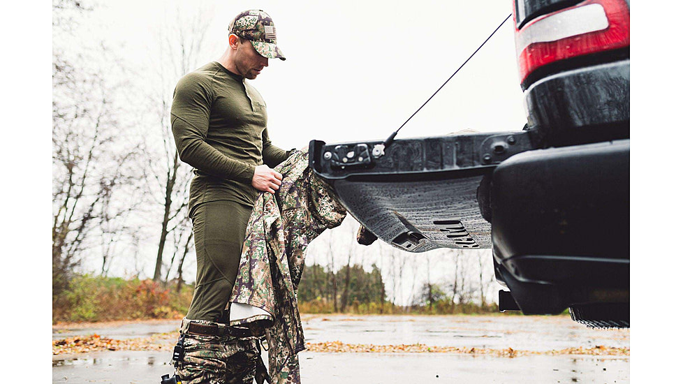 Kryptek Theos Merino Long Sleeve Shirt - Mens, Olive, L/Reg, 21MWHLSO5