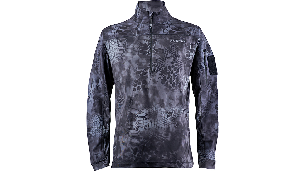 Kryptek Valhalla 2 Long Sleeve Zip - Mens, Typhon, Extra Large, 18VALLSZT6