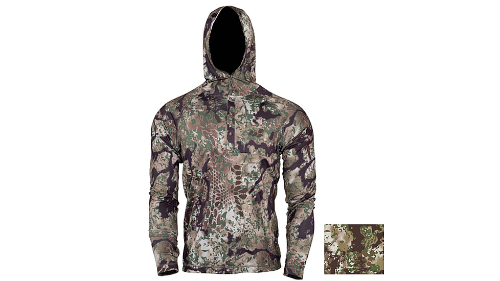 Kryptek Valhalla Collection Sonora Hooded Shirt - Mens, Transitional, Medium, 20SENHTS4