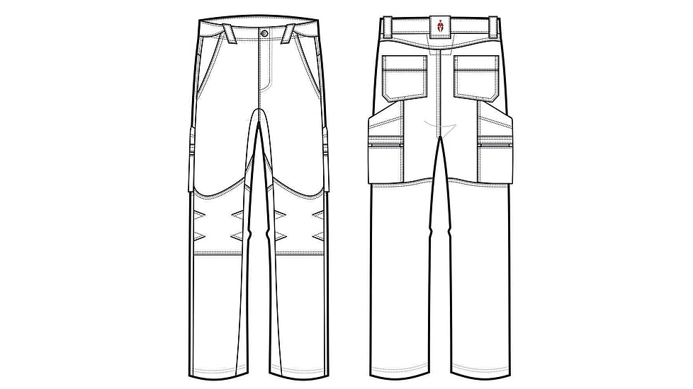 Kryptek Valhalla Pant, Dark Charcoal, 36X32, 15VALBDC3632