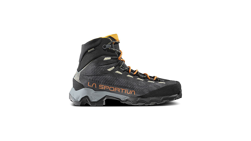 La Sportiva Aequilibrium Hike GTX Shoes - Men's, Carbon/Papaya, 43.5, ZFHS137-G00Y02-43.5