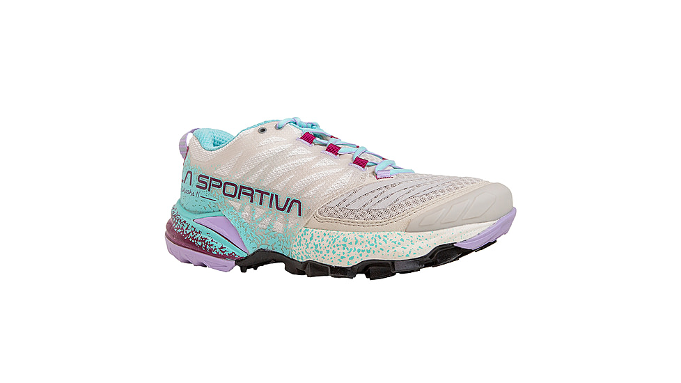 La Sportiva Akasha II Road Running Shoes - Womens, Shadow/Red Plum, 42.5, 56B-918502-42.5