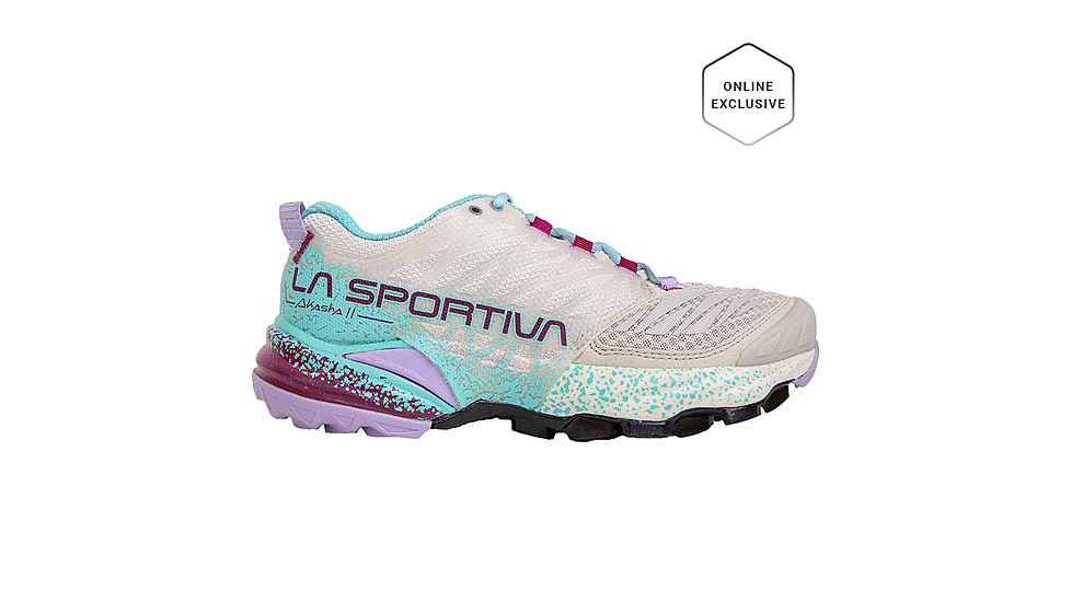 La Sportiva Akasha II Road Running Shoes - Womens, Shadow/Red Plum, 42.5, 56B-918502-42.5