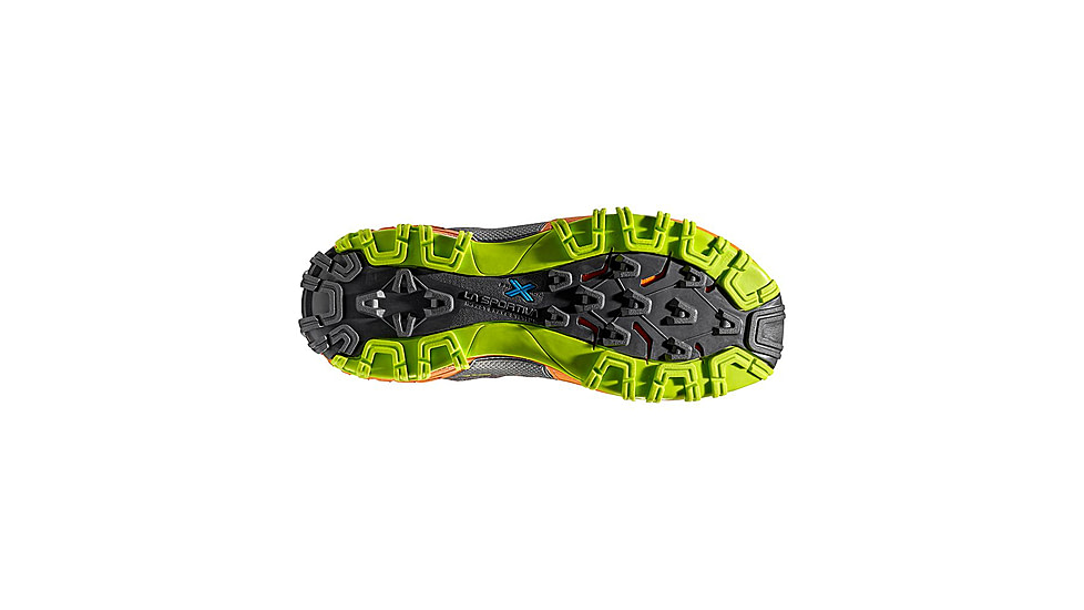 La Sportiva Bushido II Jr Shoes - Kids, Carbon/Hawaiian Sun, 27, 56L-900208-27