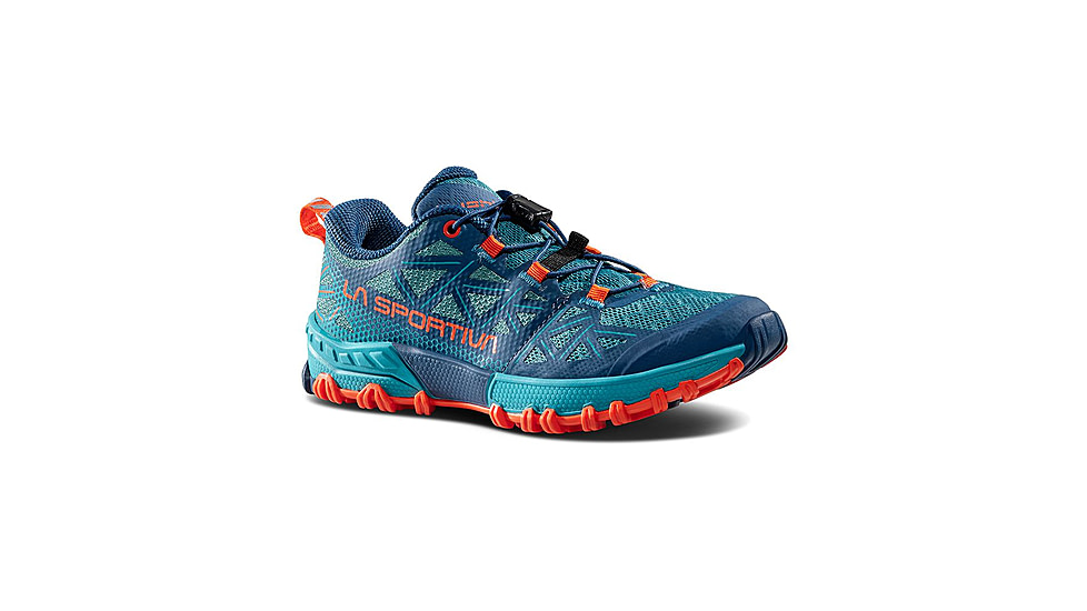 La Sportiva Bushido II Jr Shoes - Kids, Lagoon/Storm Blue, 35, 56L-638639-35