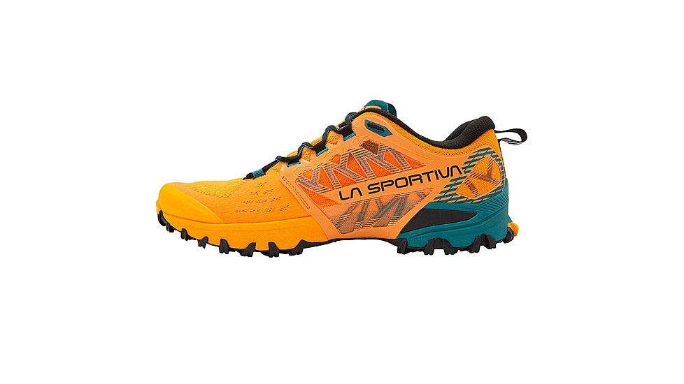 La Sportiva Bushido III GTX Road Running Shoes - Mens, Papaya/Everglade, 46.5, 56X-102733-46.5