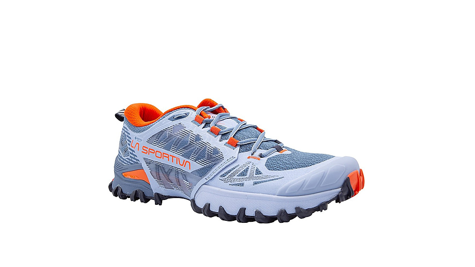La Sportiva Bushido III GTX Road Running Shoes Womens, Stone-Blue/Moonlight, 40, 56Y-645644-40