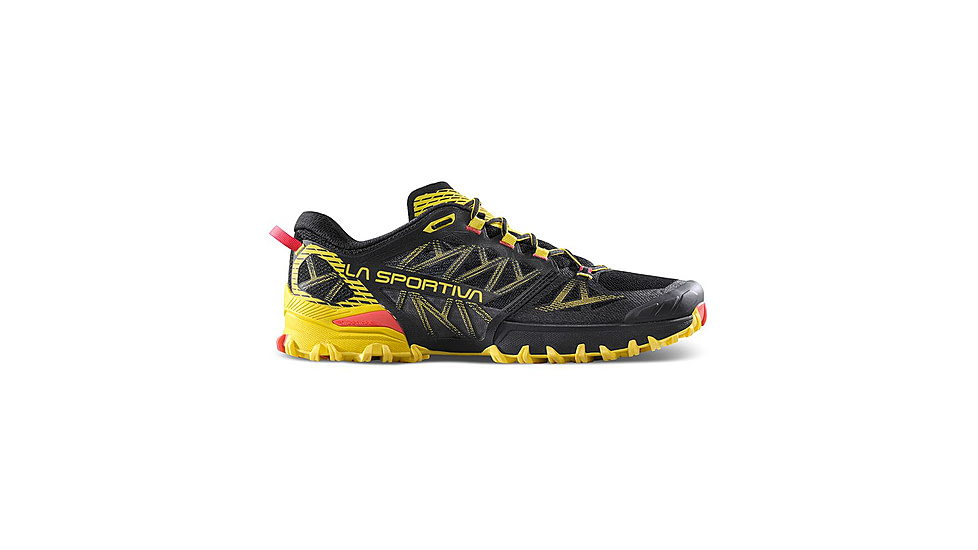 La Sportiva Bushido III Road Running Shoes - Mens, Black/Yellow, 45.5, 56S-999100-45.5