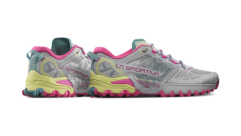 La Sportiva Bushido III Wide GTX Road Running Shoes - Womens, Moon/Springtime W, 42, 56V-913411W-42
