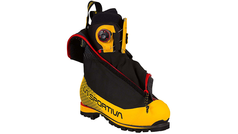 La Sportiva G2 Evo Mountaineering Boots - Men's, 42 Euro, Medium, Black/Yellow, 21U-999100-42