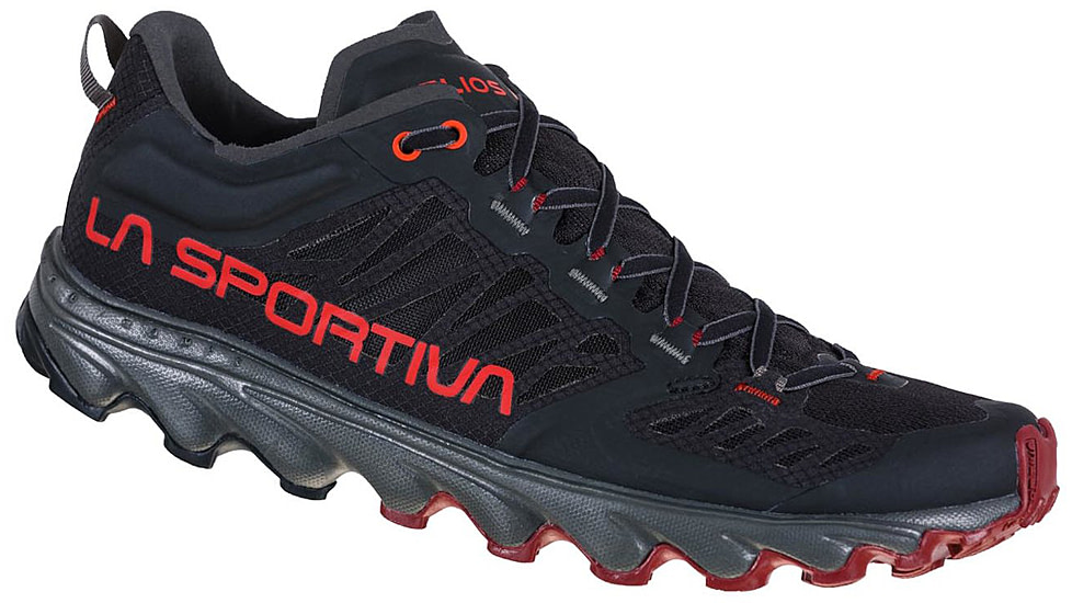 La Sportiva Helios III Trailrunning Shoes - Mens, Black Poppy, 45 EU, 46D-999311-45