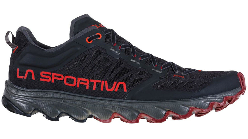 La Sportiva Helios III Trailrunning Shoes - Mens, Black Poppy, 45 EU, 46D-999311-45
