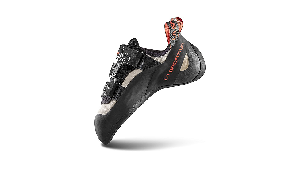 La Sportiva Miura VS Climbing Shoes - Womens, White/Cherry Tomato, 41.5, ZFCS037-W00R22-41.5