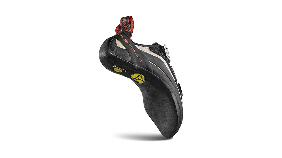 La Sportiva Miura VS Climbing Shoes - Womens, White/Cherry Tomato, 41.5, ZFCS037-W00R22-41.5