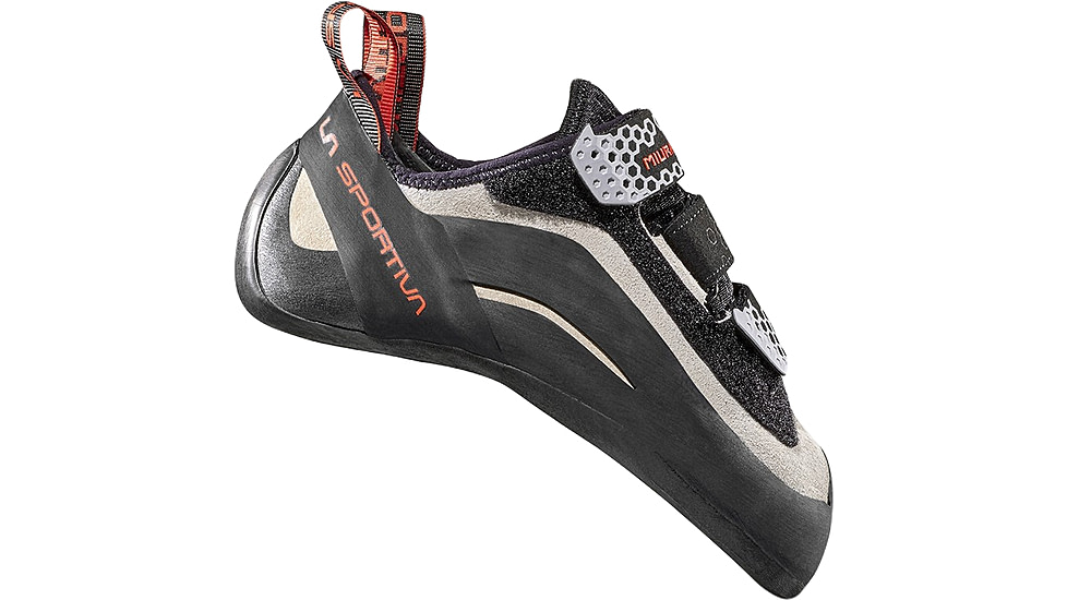 La Sportiva Miura VS Climbing Shoes - Womens, White/Cherry Tomato, 41.5, ZFCS037-W00R22-41.5