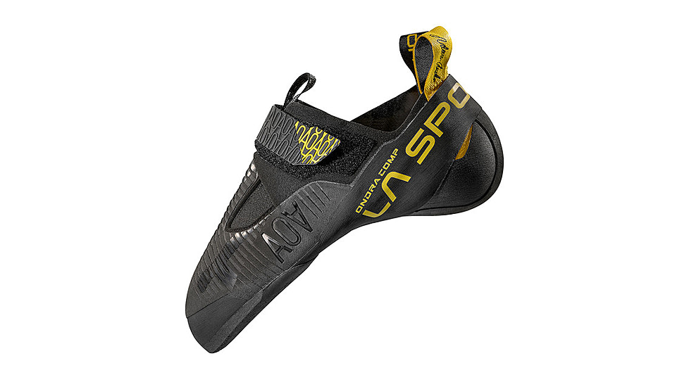 La Sportiva Ondra Comp Climbing Shoes - Mens, Black/Yellow, 33.5, 40S-999100-33.5