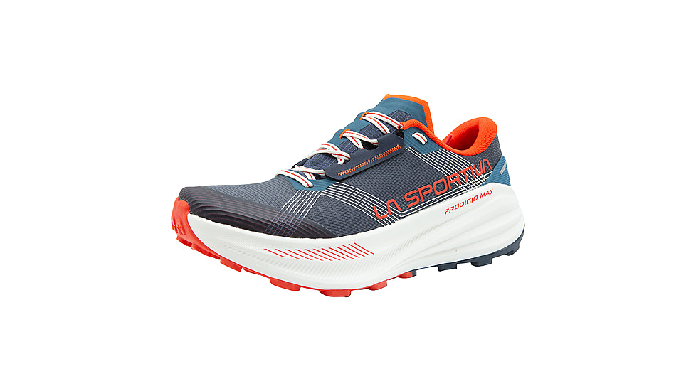 La Sportiva Prodigio Max Road Running Shoes - Mens, Night Sky/Mountain Red, 42 Euro, ZFRS104-B46R24-42