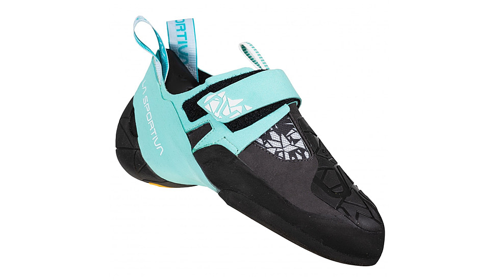 La Sportiva Skwama Vegan Shoes - Womens, Carbon/Turquoise, 35, ZFCS033-G00B16-35