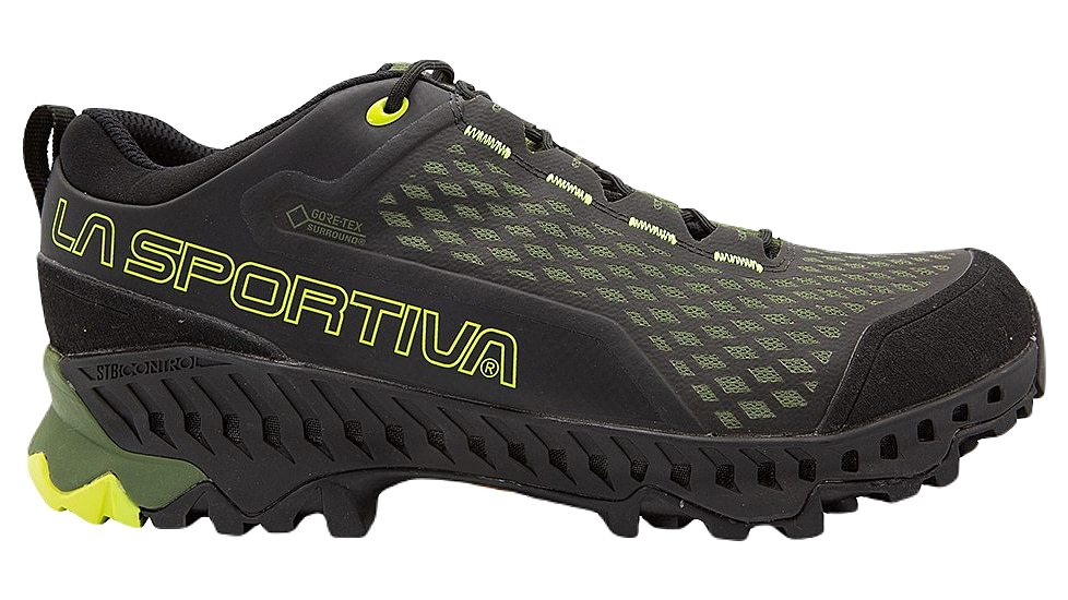 La Sportiva Spire GTX Hiking Shoes - Mens, Black/Neon, 42.5, ZFHS094-K00E20-42.5