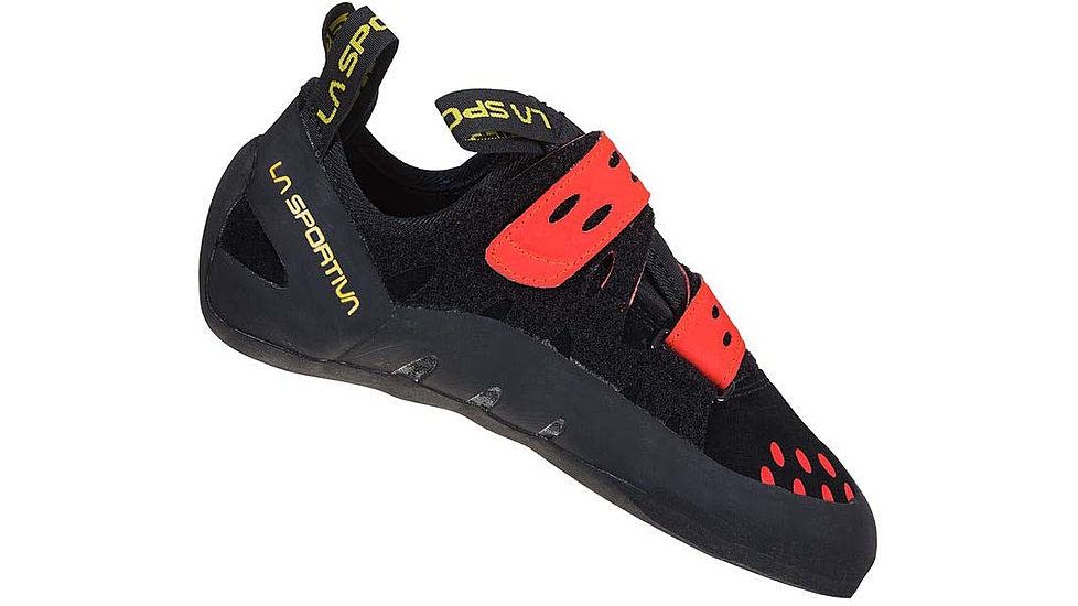 La Sportiva Tarantula Climbing Shoes - Mens, Black/Poppy, 37.5, Medium, 30J-999311-37.5