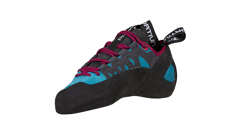 La Sportiva Tarantulace Climbing Shoes - Womens, Topaz/Red Plum, 41.5, 30M-624502-41.5