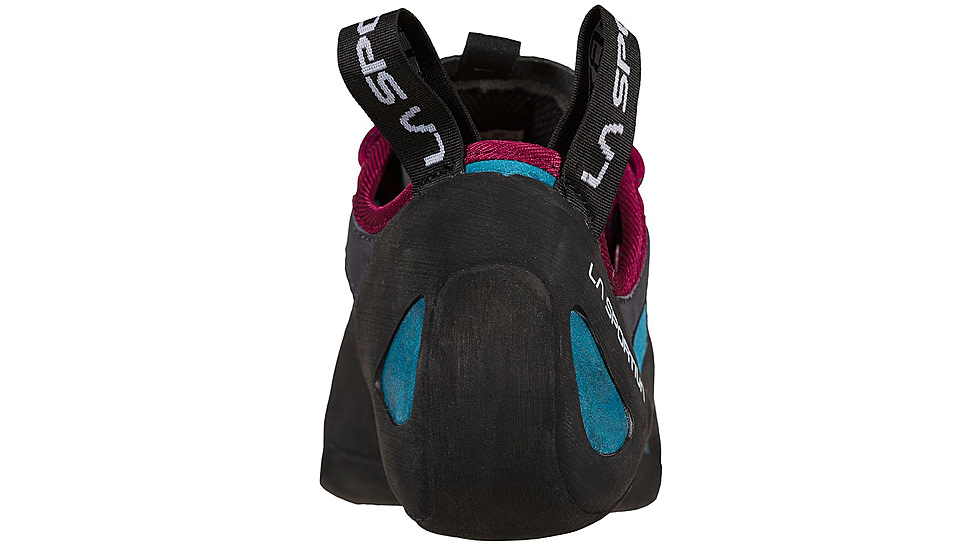 La Sportiva Tarantulace Climbing Shoes - Womens, Topaz/Red Plum, 41.5, 30M-624502-41.5
