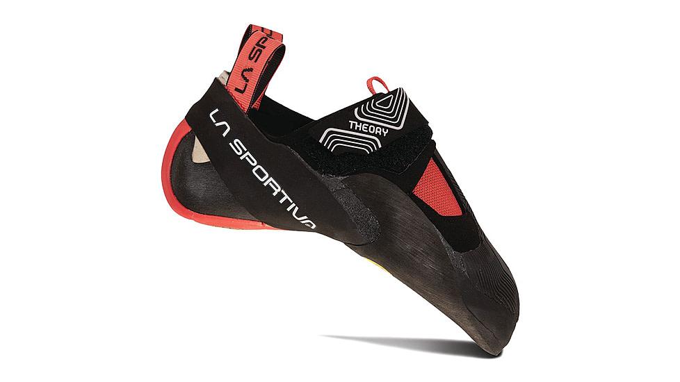 La Sportiva Theory Climbing Shoes - Womens, Hibiscus/Black, 34.5, ZFCS021-P02K00-34.5